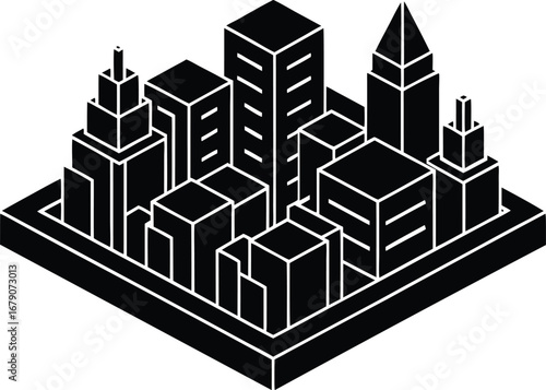 vector illustration of city