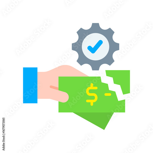 Charge flat icon