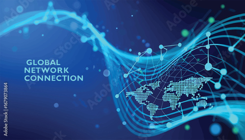 Global Network Connection Connecting the World with Innovative Digital Solutions