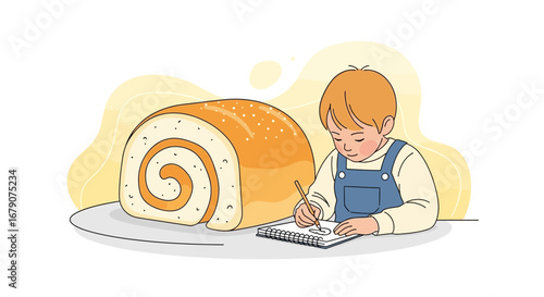 A Child's Dream: Illustrating The Deliciousness Of A Sweet Dessert Treat