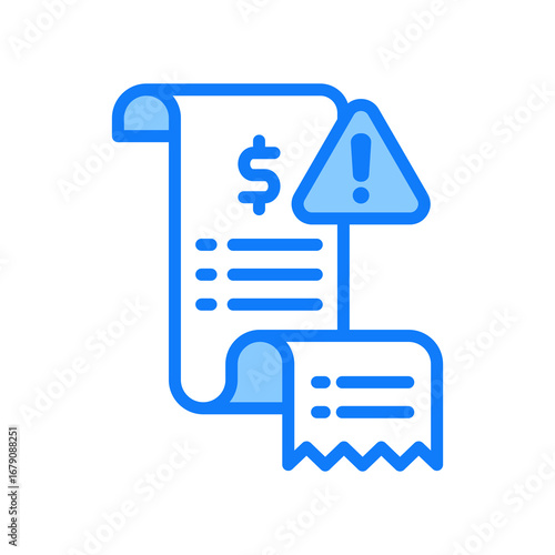 Total Due blue icon 