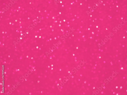 Pink sparkle background. Bright pink glitter background. Pink glimmer. Abstract twinkle texture. Glitter surface. Glimmer layout. Holiday layout. Diamond luxury surface. Celebration holiday background