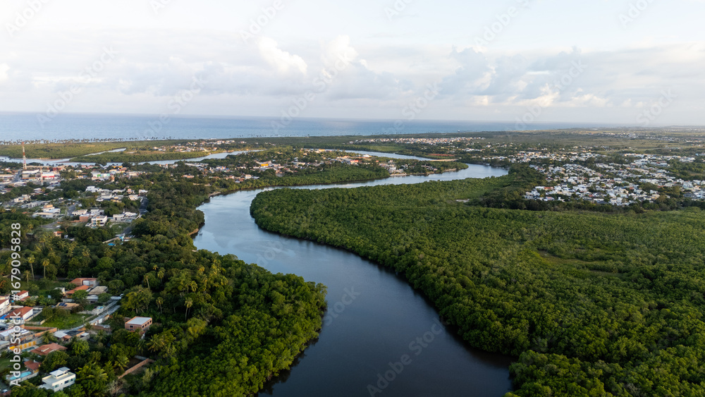 Obraz premium BARRA DE JACUIPE BEACH IN BAHIA