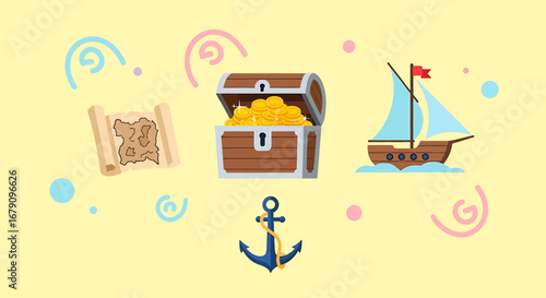 Adventures on the High Seas, a Whimsical Exploration of Nautical Treasures