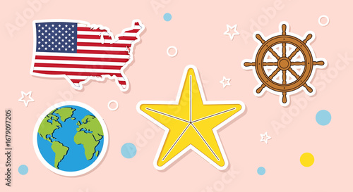 A Nautical Dreamscape: American Spirit Navigating a Global and Stellar Journey