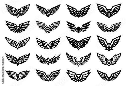 Collection of Wing-Inspired Logo Designs