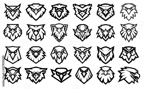 Collection of Stylized Owl Logos