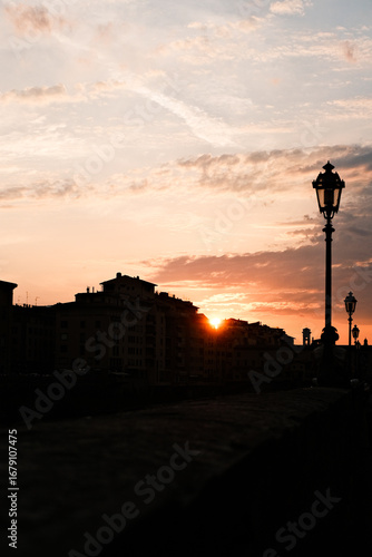sunset in Italy