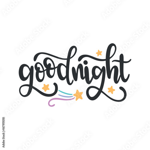 Goodnight Sweet Dreams Typography