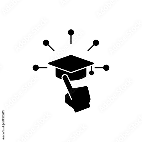 interactive icon outline editable stroke line drawing eps