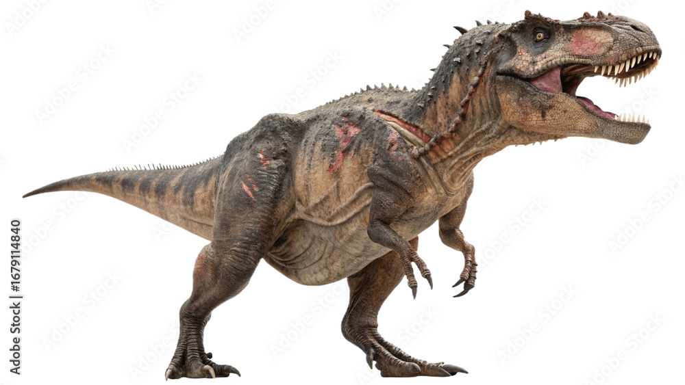 Fototapeta premium Giganotosaurus isolated on transparent PNG background