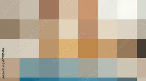 Sporty young woman with kneecaps on fitness mat at home