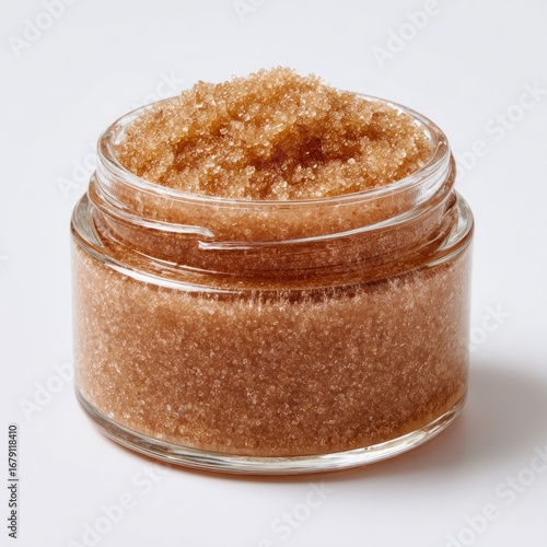 Brown sugar scrub in jar (1)