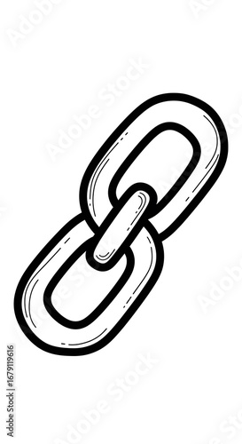 Simple chain link illustration