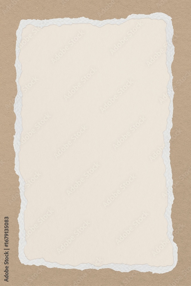Obraz premium Paper texture frame background, earth tone design