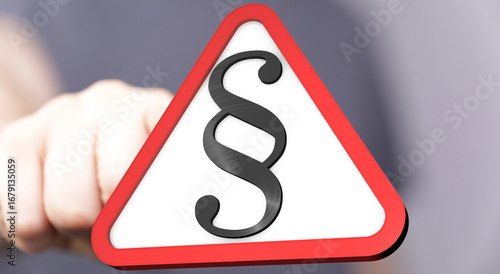 Stock photo of a hand point...