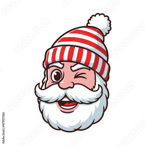 Smiling Santa Claus.vector eps 10