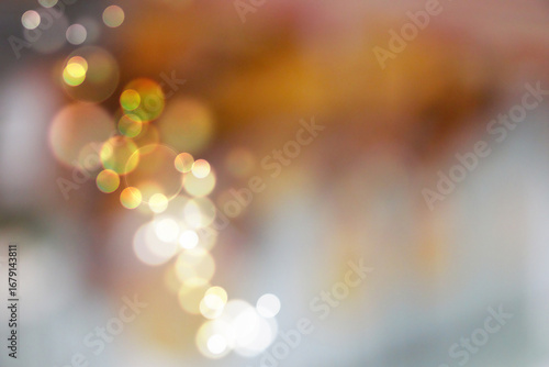 Fototapeta soft focus light orbs in pastel hues with gentle bokeh effect, ideal for blue bo
