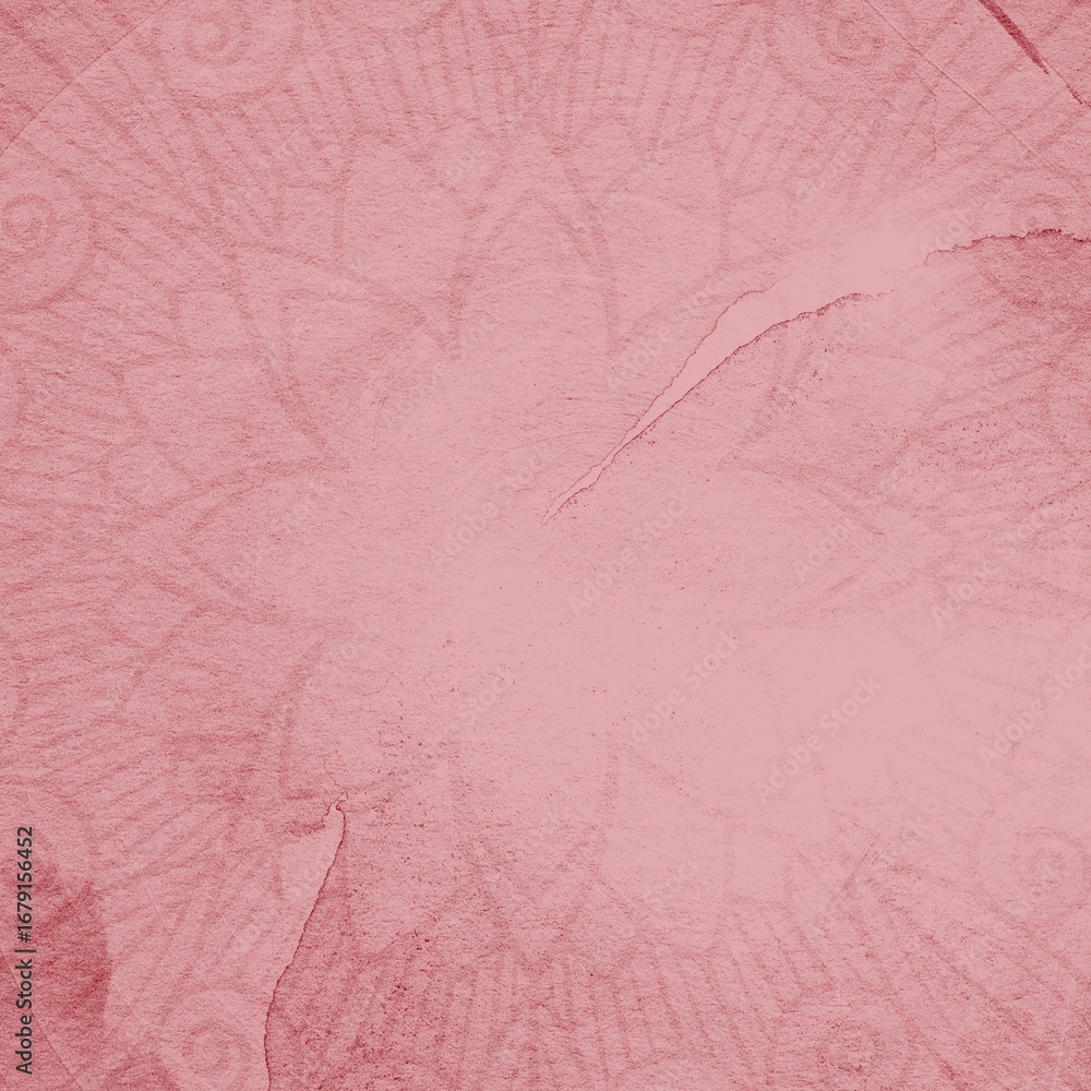 Fototapeta premium Pink Ramadan mandala pattern background design