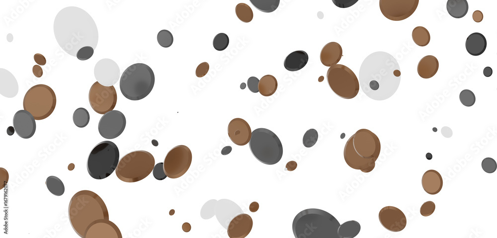 Obraz premium silver confetti explosion festive background