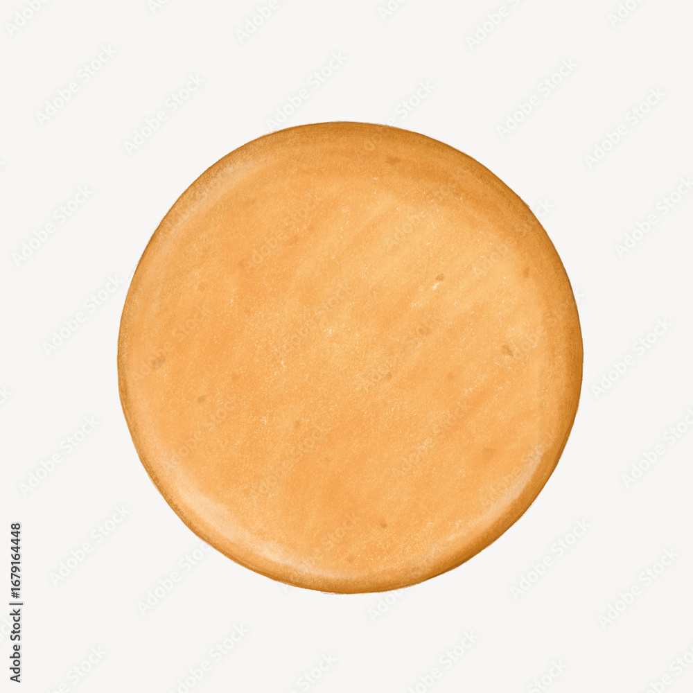 Homemade biscuit, tea snack, dessert illustration Homemade biscuit, tea snack, dessert illustration