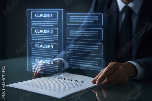 Wallpaper Mural Contract clauses and business agreements bring law and validation alive through futuristic technology Torontodigital.ca