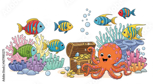 easter card with easter eggs