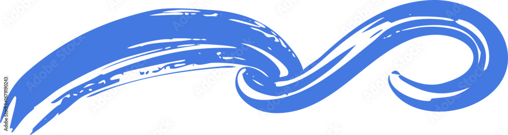 Obraz premium brush stroke effect