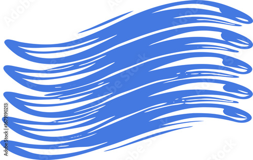 brush stroke effect