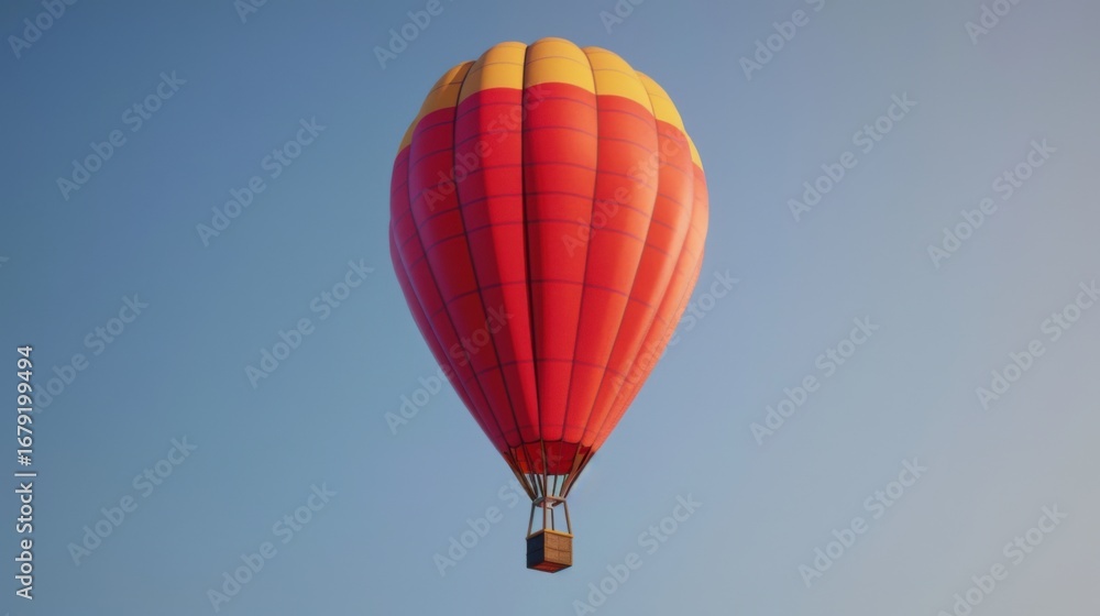 Fototapeta premium Colorful Balloons Floating Over Summer Skies