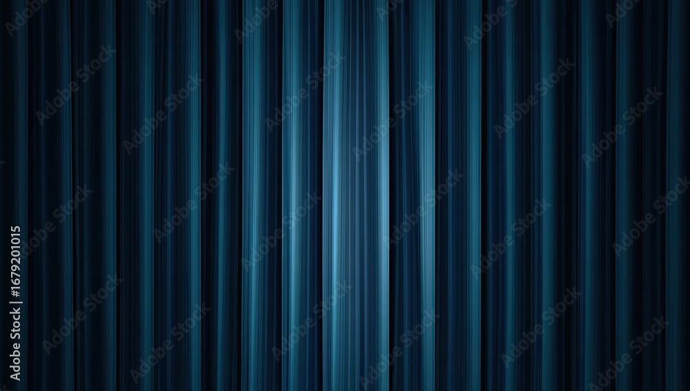 Obraz premium Dark navy blue fabric drapes