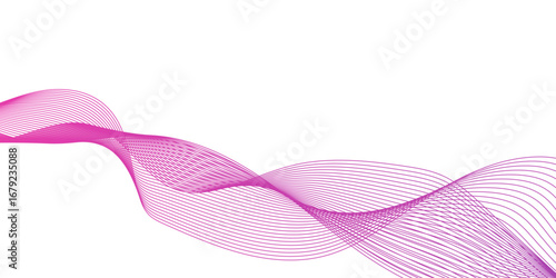 Abstract modern pink wave lines background,  soft luxury texture with smooth and clean vector subtle graphic element isolated background, abstract soft wave lines dynamic flowing pink light line.