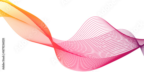 Abstract modern pink wave lines background,  soft luxury texture with smooth and clean vector subtle graphic element isolated background, abstract soft wave lines dynamic flowing pink light line.