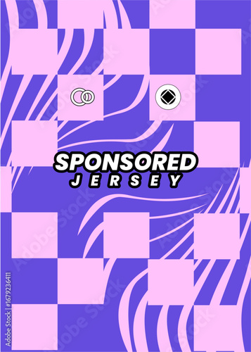 Abstract background for sports jersey pattern