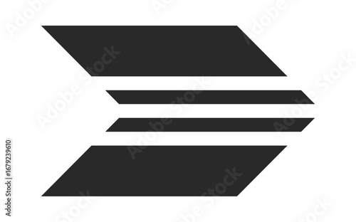 Black arrow speed motion design