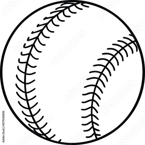 Icon Baseball Sports Elements Icon Color Stock Vector