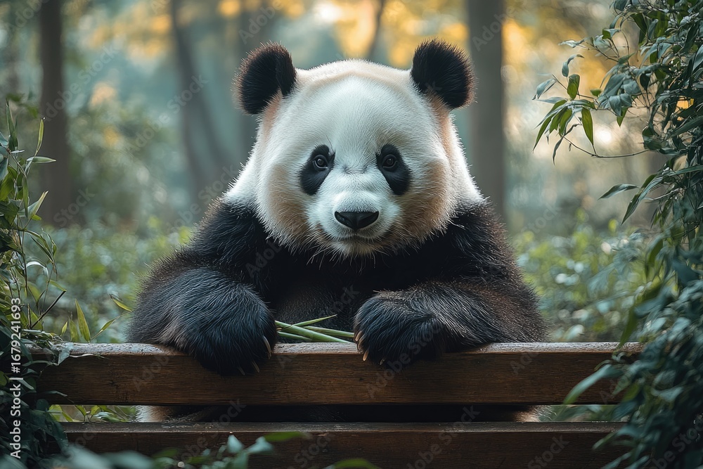 Fototapeta premium giant panda bear