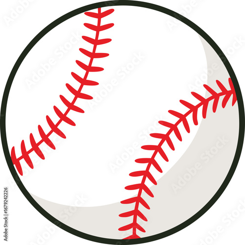 Icon Baseball Sports Elements Icon Color Stock Vector