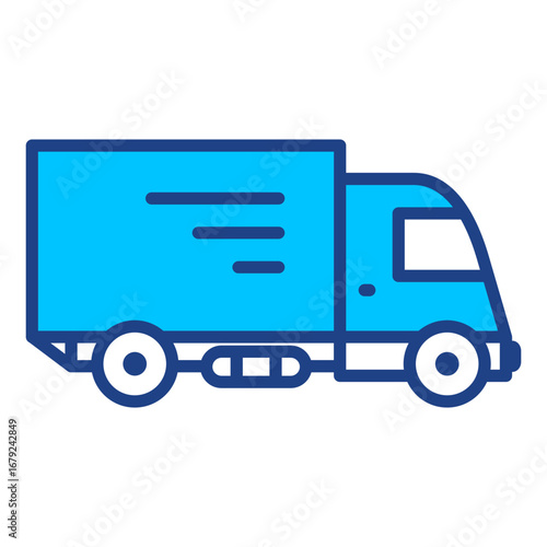 Truck Simple Vector Icon Collection