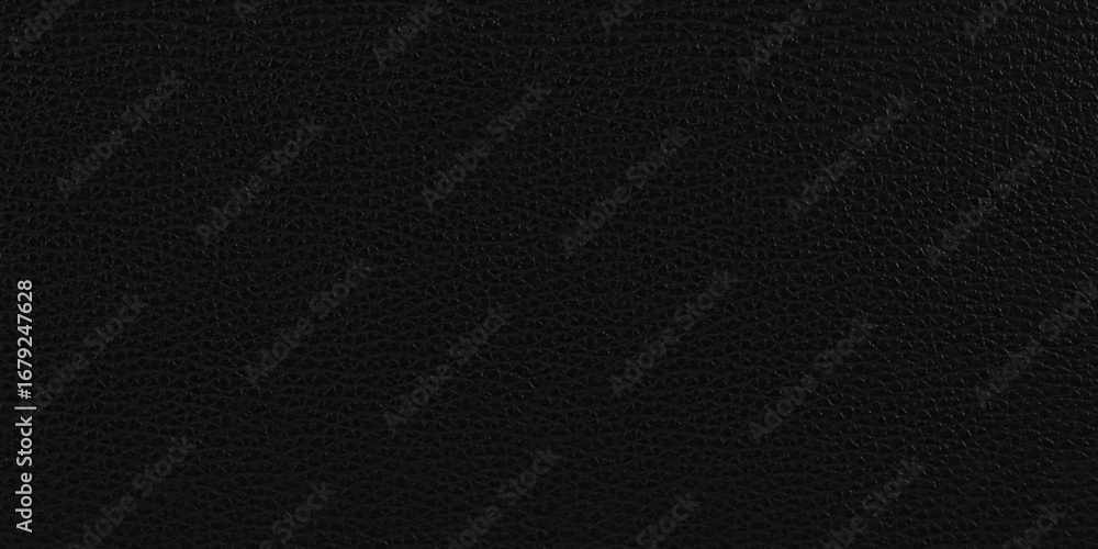 Fototapeta premium Black Dark leather, background texture pattern