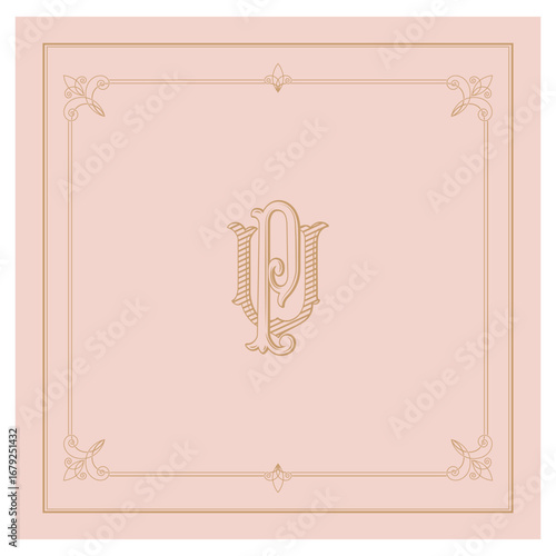PU,UP, logo PU, Letter PU,  Monogram PU,Wedding Monogram, Wedding Logo, Logo Design , Monogram Vintage