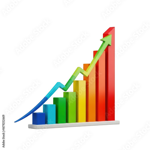 Growth chart isolated on transparent background Free Download Growth chart isolated on transparent background - GFXLoad