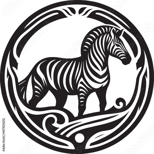 Wallpaper Mural Intricate Black and White Illustration of a Man Watching Fireworks from a Balcony Torontodigital.ca