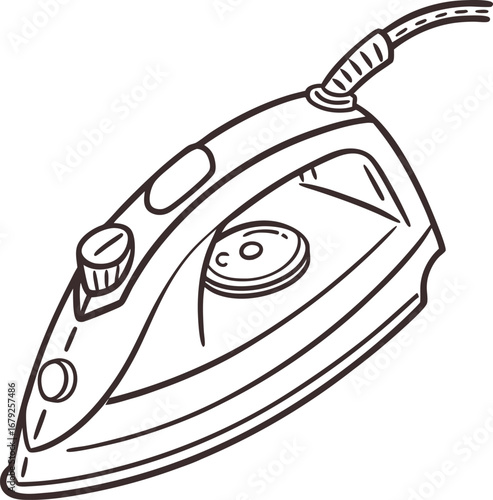 iron cartoon illustration