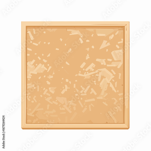 OSB background, plywood pattern, wood panel vector texture