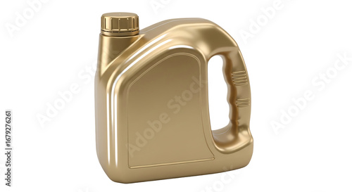 Golden motor oil bottle lubricant automotive engine maintenance
