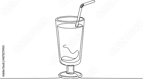 Elegant minimal continuous line art of pi