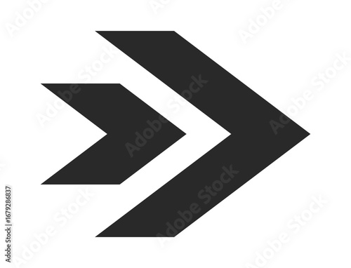 Free Download Right arrow black zebra pattern - GFXLoad