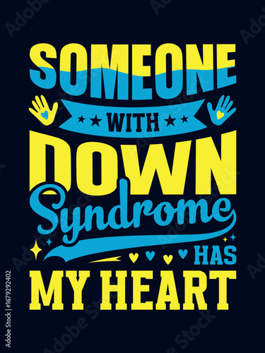 Down Syndrome Awareness T-Shirt Design