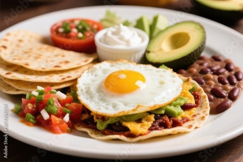 Huevos Rancheros Breakfast Plate